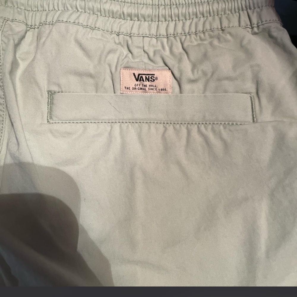 Vans Mint Green Casual Shorts with Back Welt Pocket